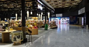 阿蘇くまもと空港のターミナル内部